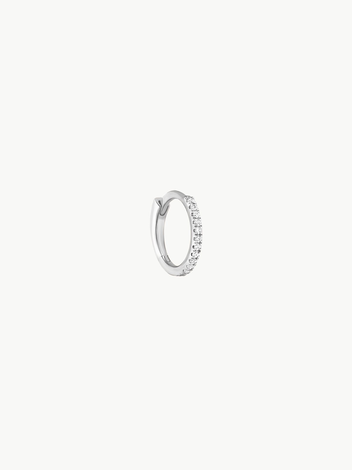 Piercing Pavée Mini créole or et diamants