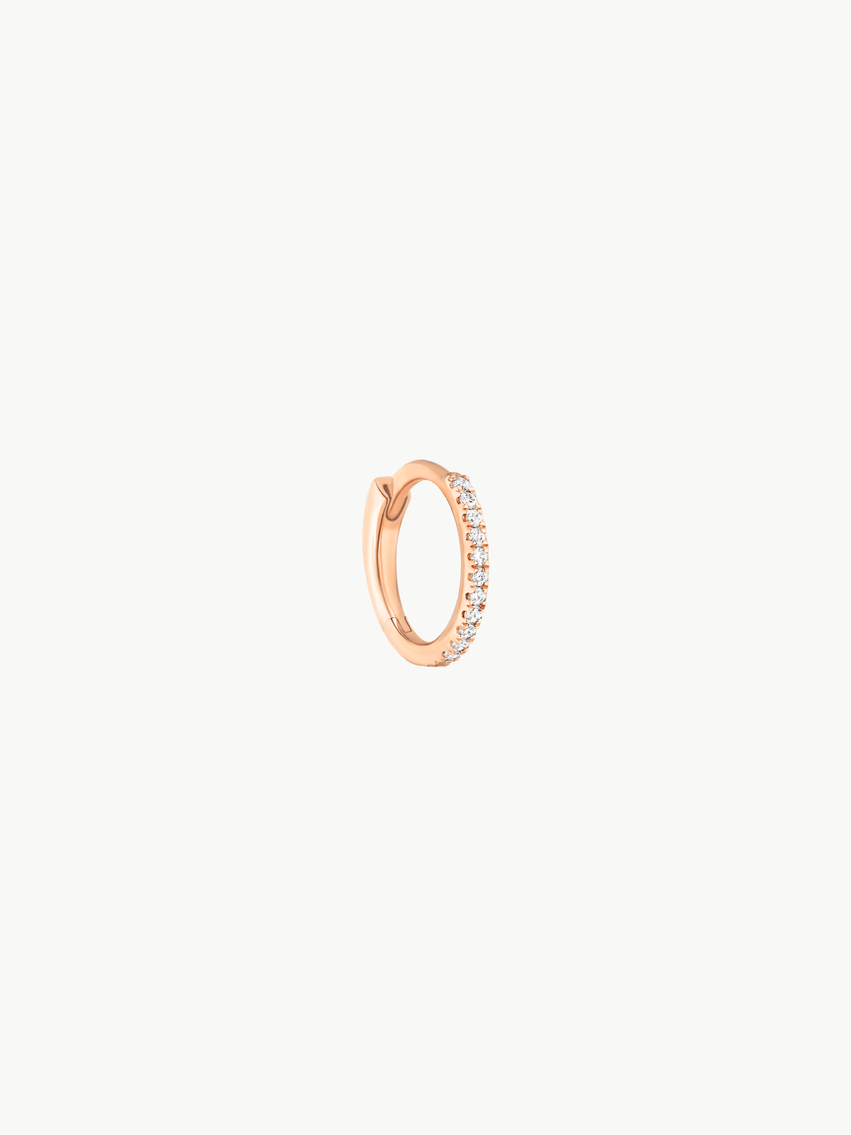 Piercing Pavée Mini créole or et diamants