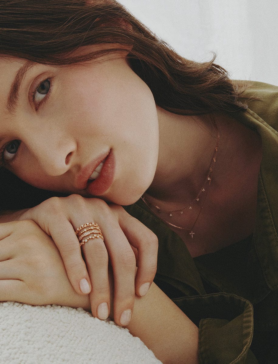 Céleste Small version gold and diamonds