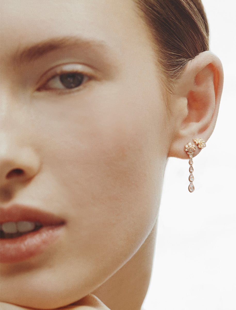 Boucle unique Vénus Or et diamants