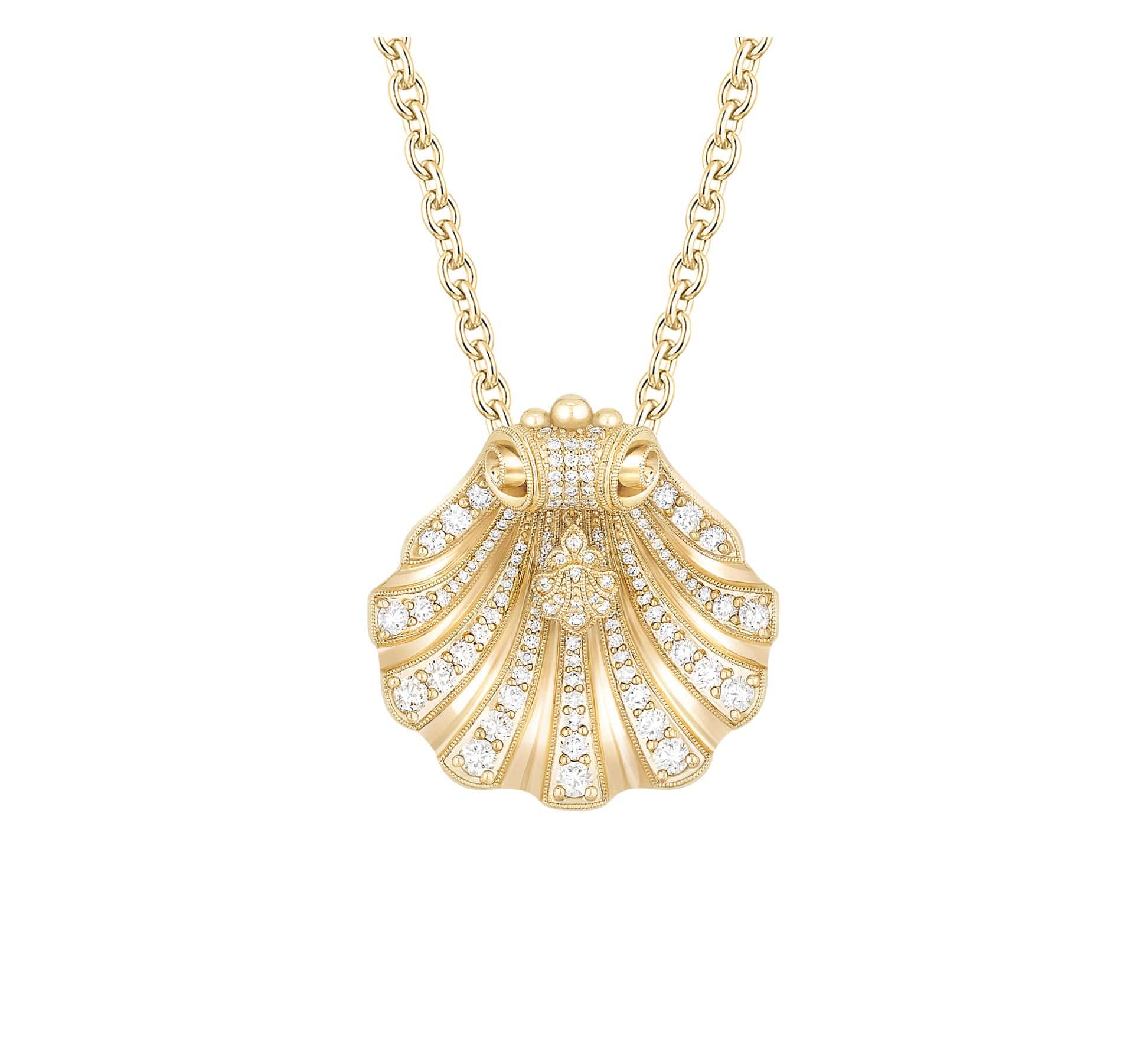 Collier Vénus Grand modèle Or et diamants