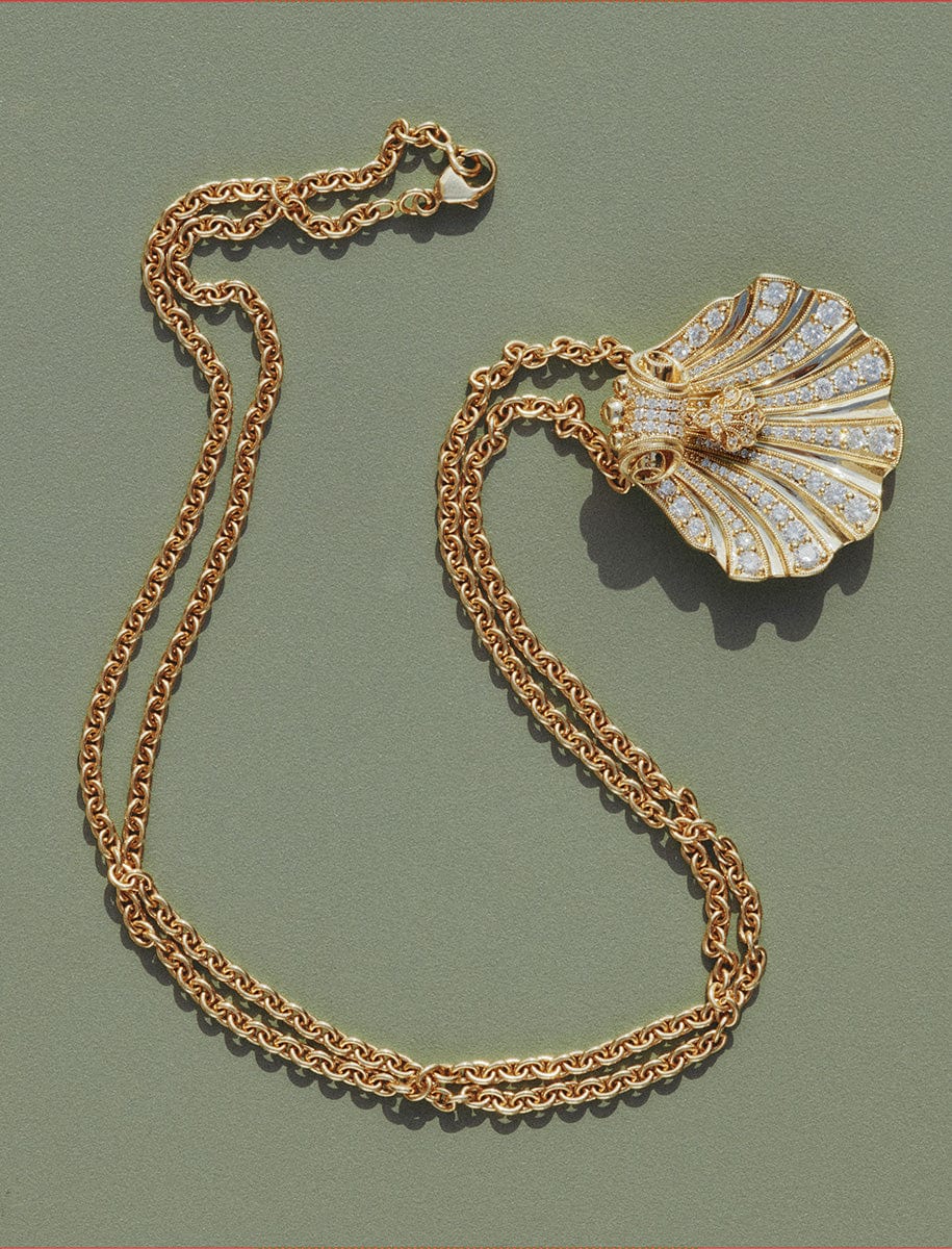 Collier Vénus Grand modèle Or et diamants