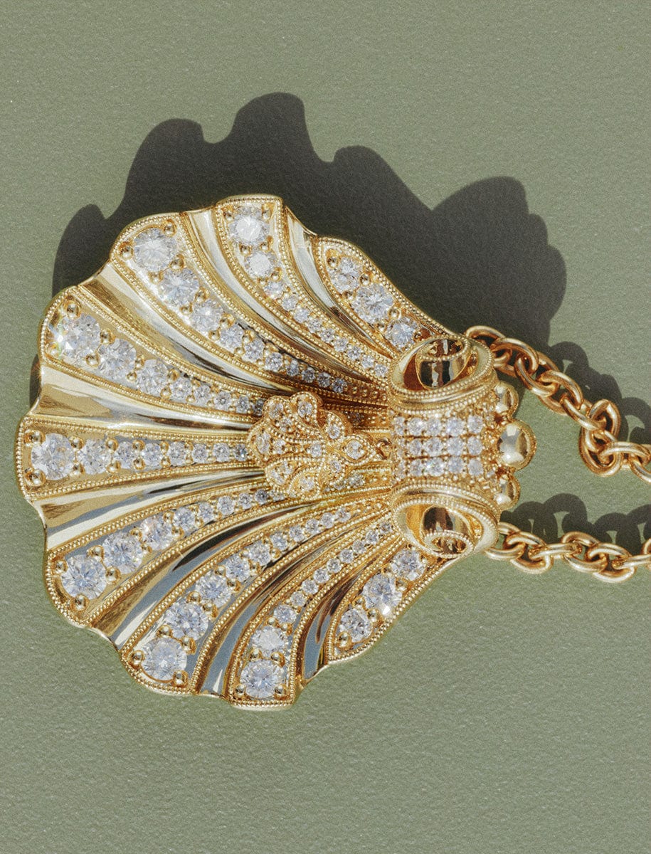 Collier Vénus Grand modèle Or et diamants
