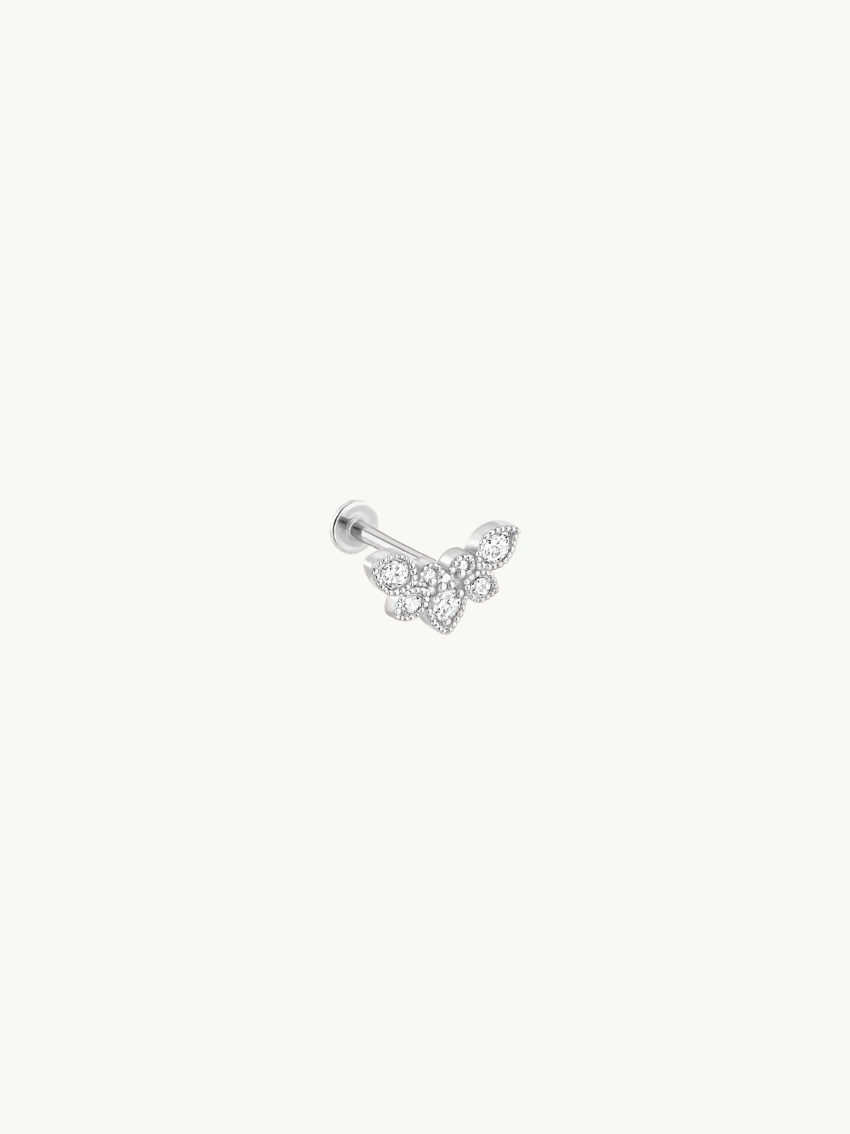 Piercing Nude Or et diamants