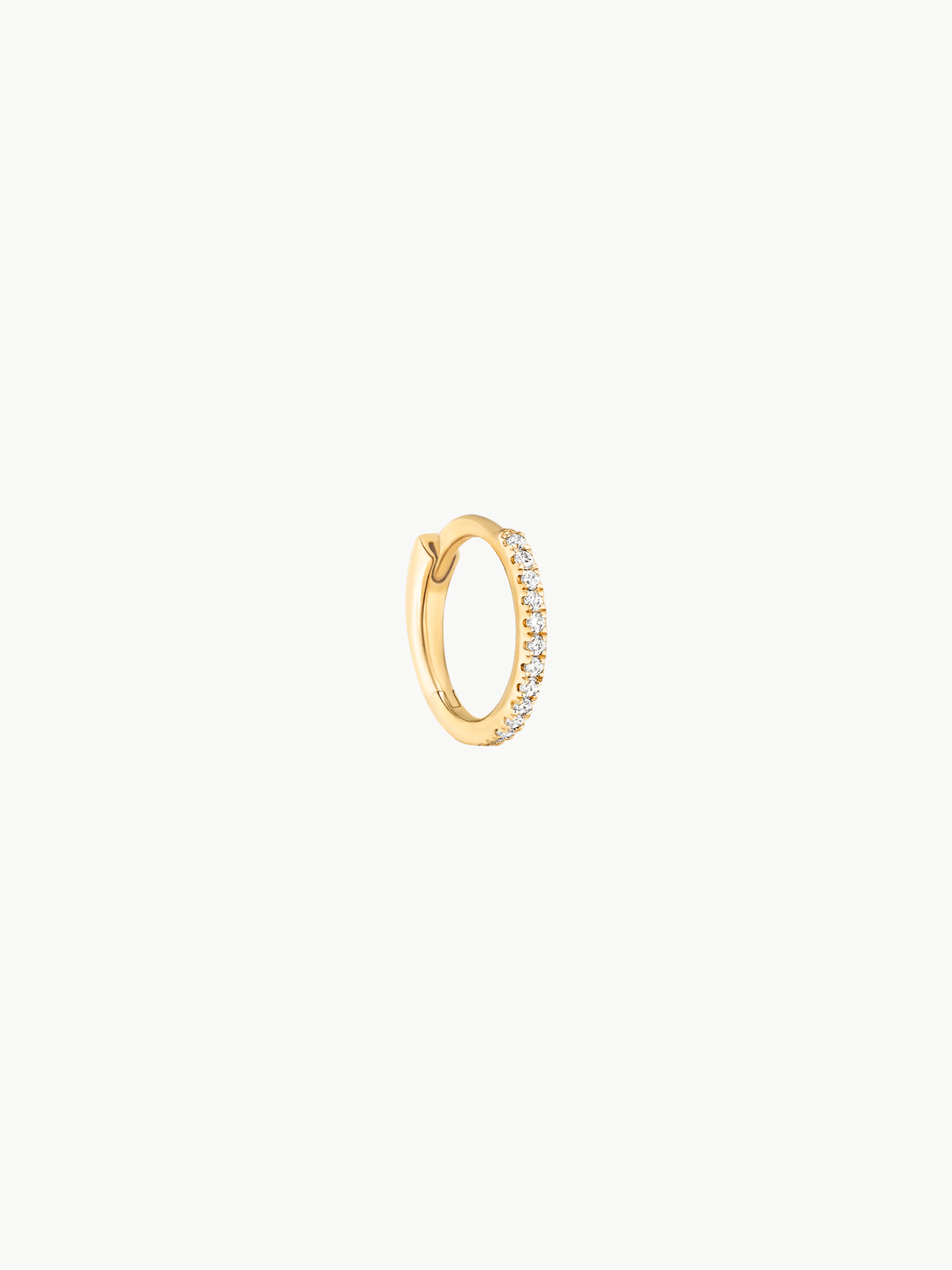 Piercing Pavée Mini créole or et diamants
