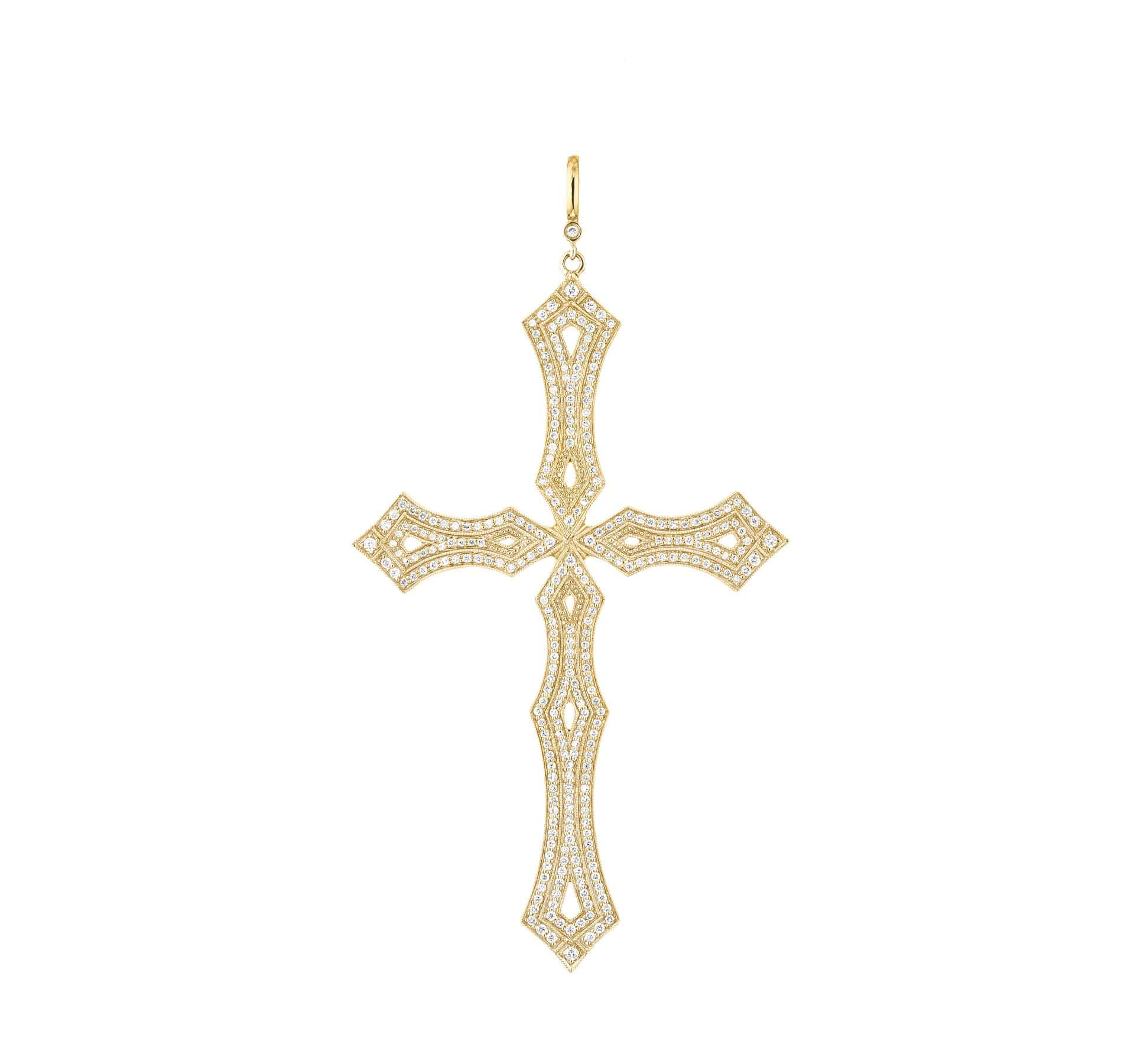 Faith Gold and diamonds pendant