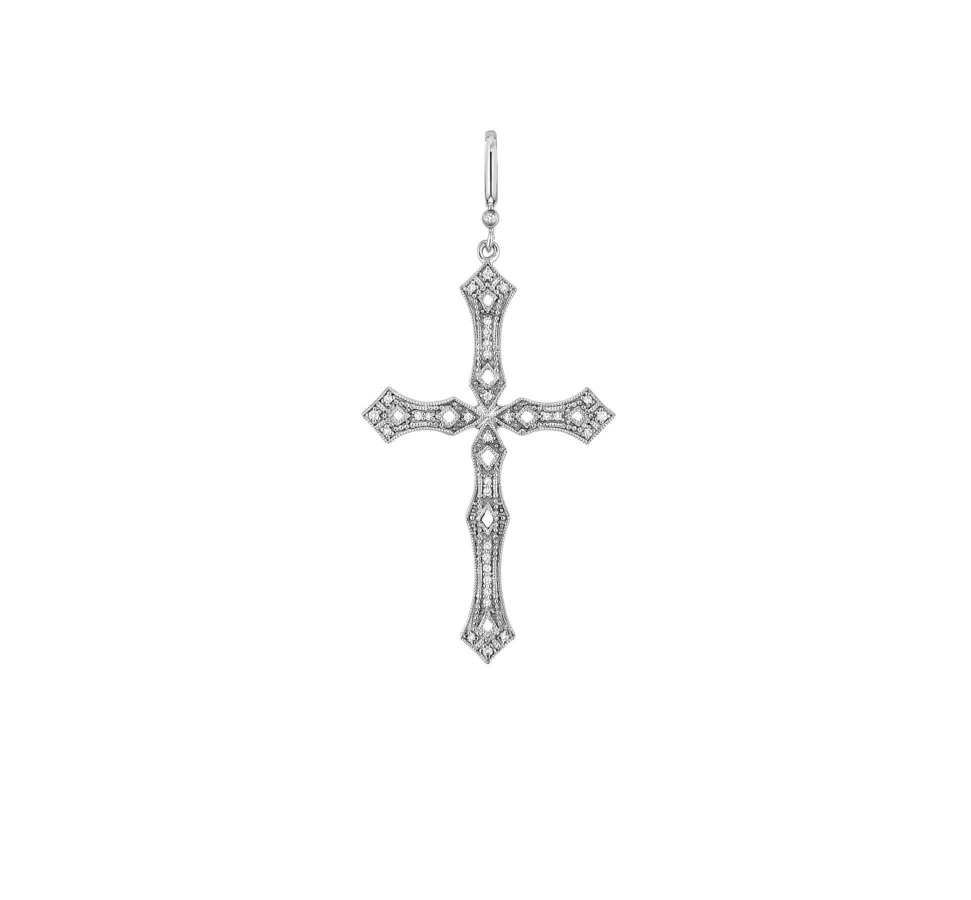 Faith Gold and diamonds small pendant