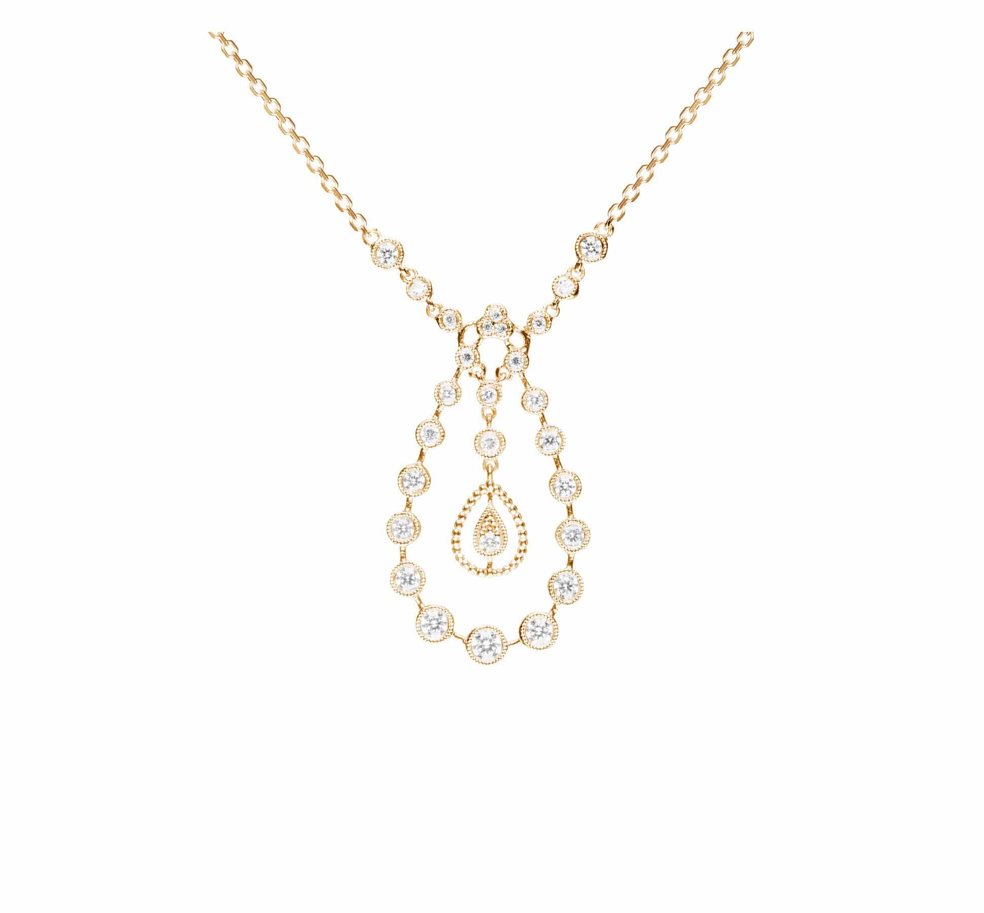 Mademoiselle Gold and diamonds