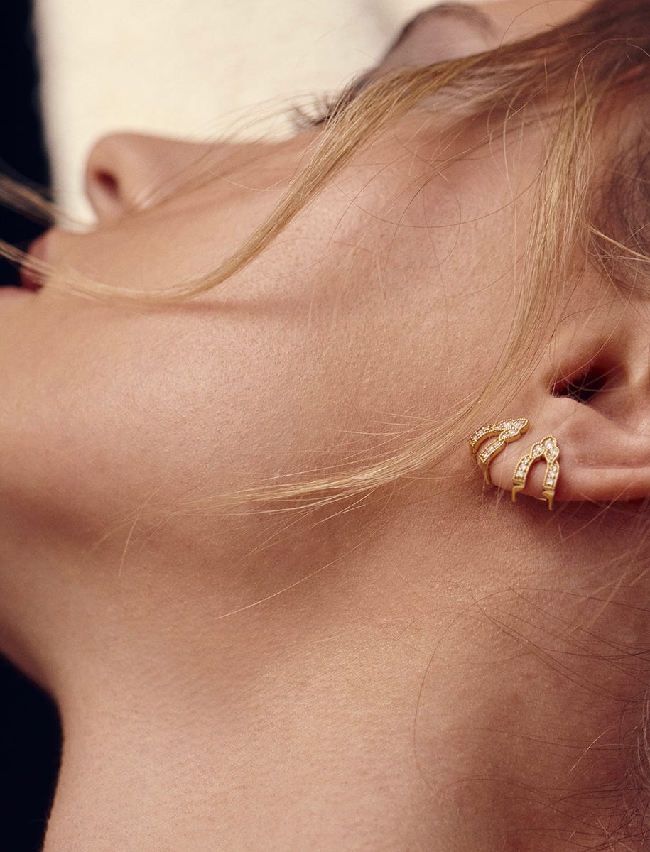 Metropolis earring white gold and diamonds – StoneParis | par Marie ...