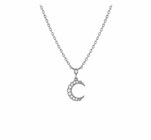 Moonlight Gold and diamonds necklace